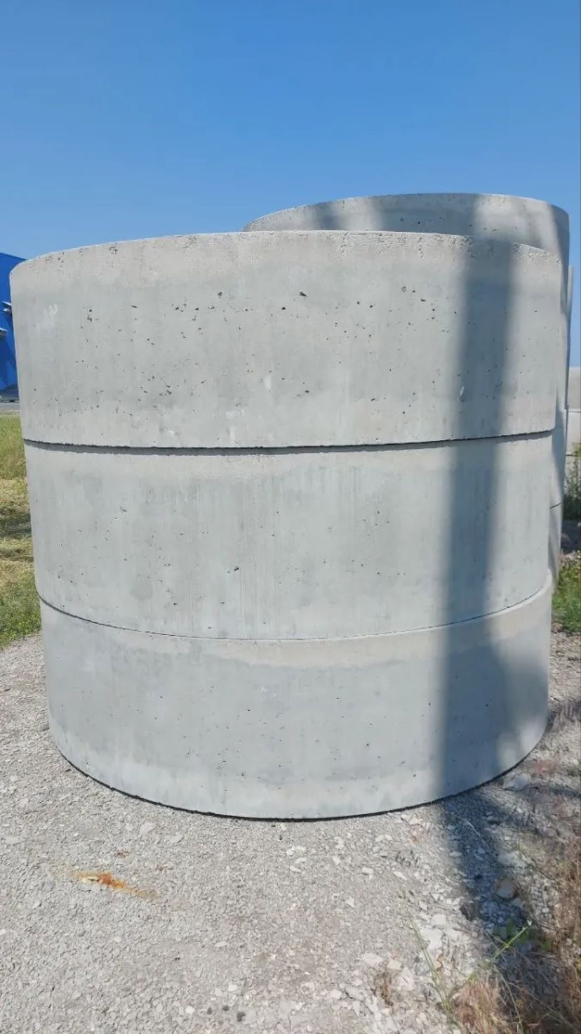 Кільця колодязів з ЄВРО з'єднанням D 1000 -2000 мм