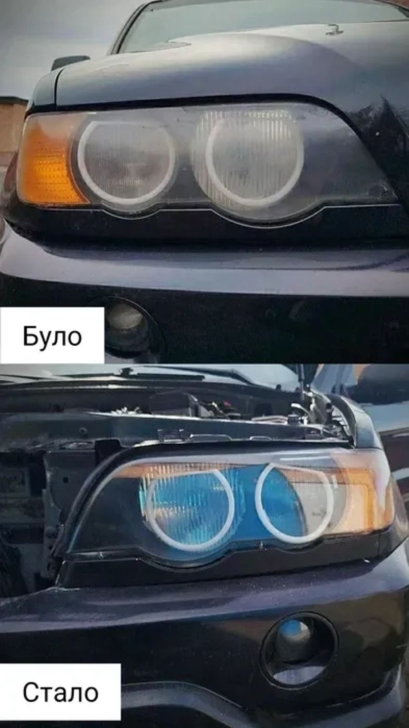 Полірування фар для авто. Відновлення прозорості та вигляду.