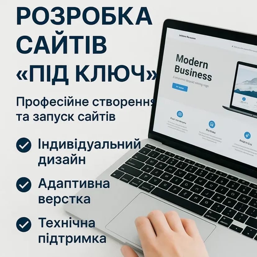 Розробка сайтів "Під ключ"