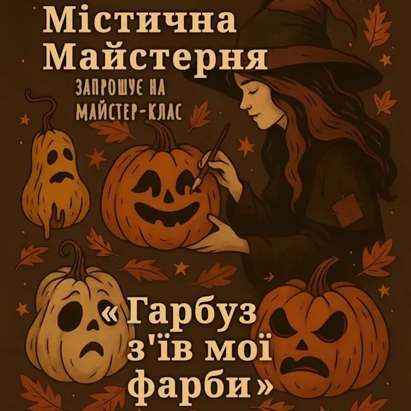 Майстер Клас Розпис Гарбуза 600 грн.