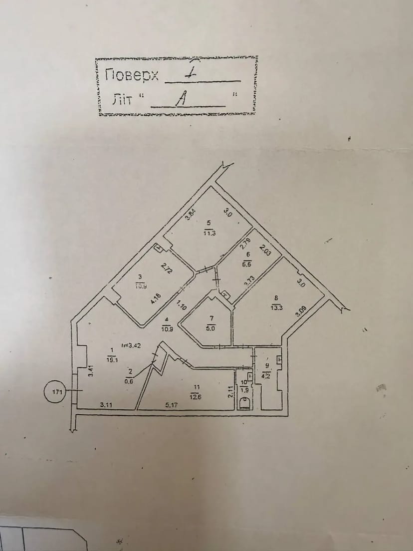 Фасадне приміщення 104 м2 на Лівобережній