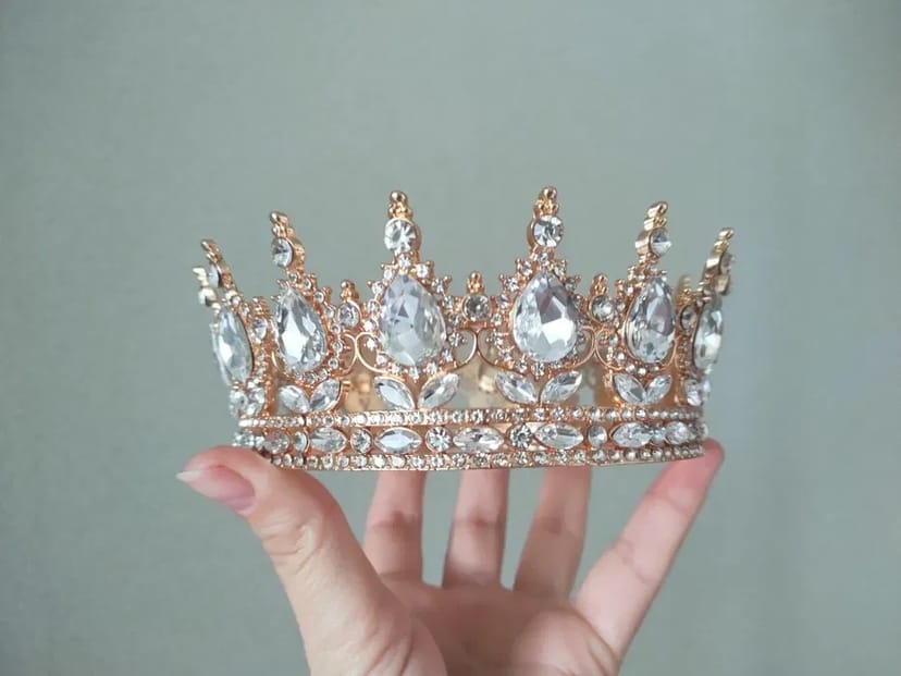 Корона на торт, корона 12см,