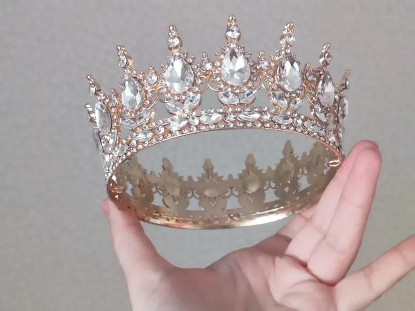 Корона на торт, корона 12см,