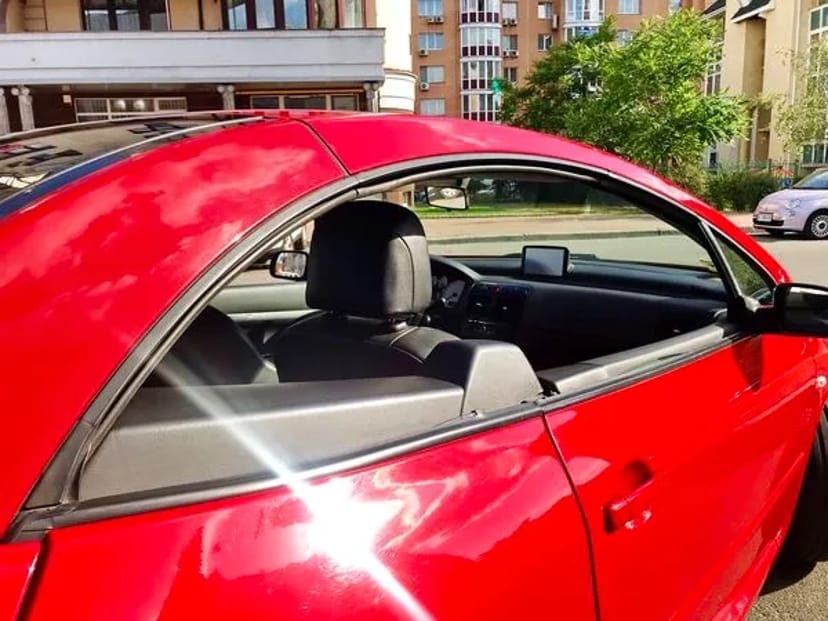 320 Кабріолет для фотосесії зйомки Peugout 307cc червоний