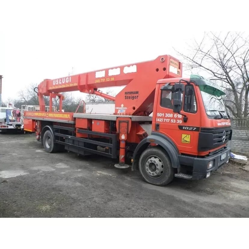 Автовишка 35м Mercedes-Benz 1827 / Ruthmann Steiger