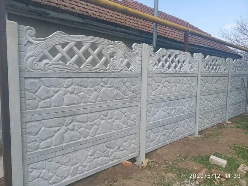 Високоміцний бетонний єврозабор, плити та стовпи!!! 370 грн.370