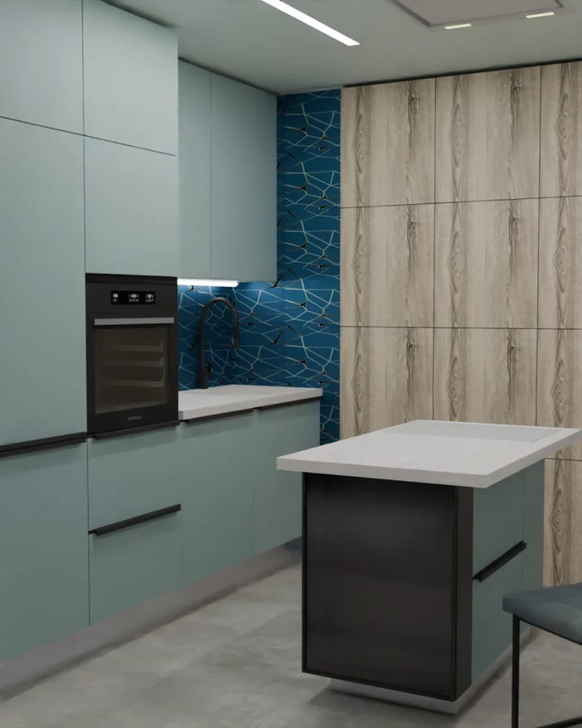 Розробка дизайн-проекта компактної кухні