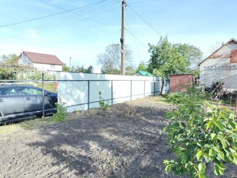 Установка 3Д секционный Забора ворот навес из профнастила