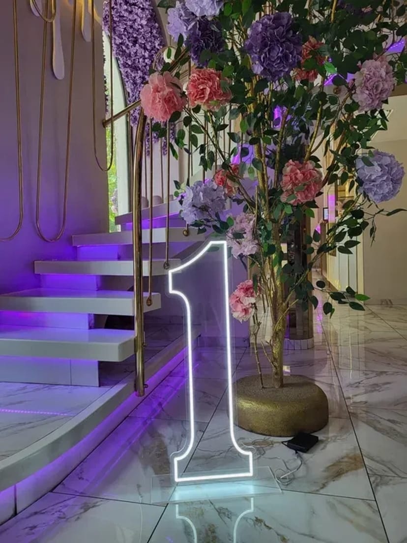 Світлодіодна LED цифра декор фотозона