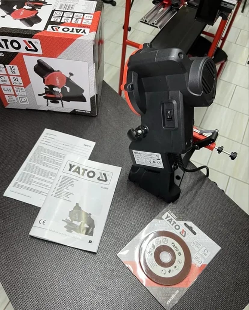 Верстат для заточування ланцюгів Yato Польща + запасний диск