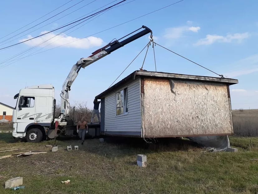 Послуги крана-маніпулятора | Перевезення будматеріалів, техніки, контейнерів