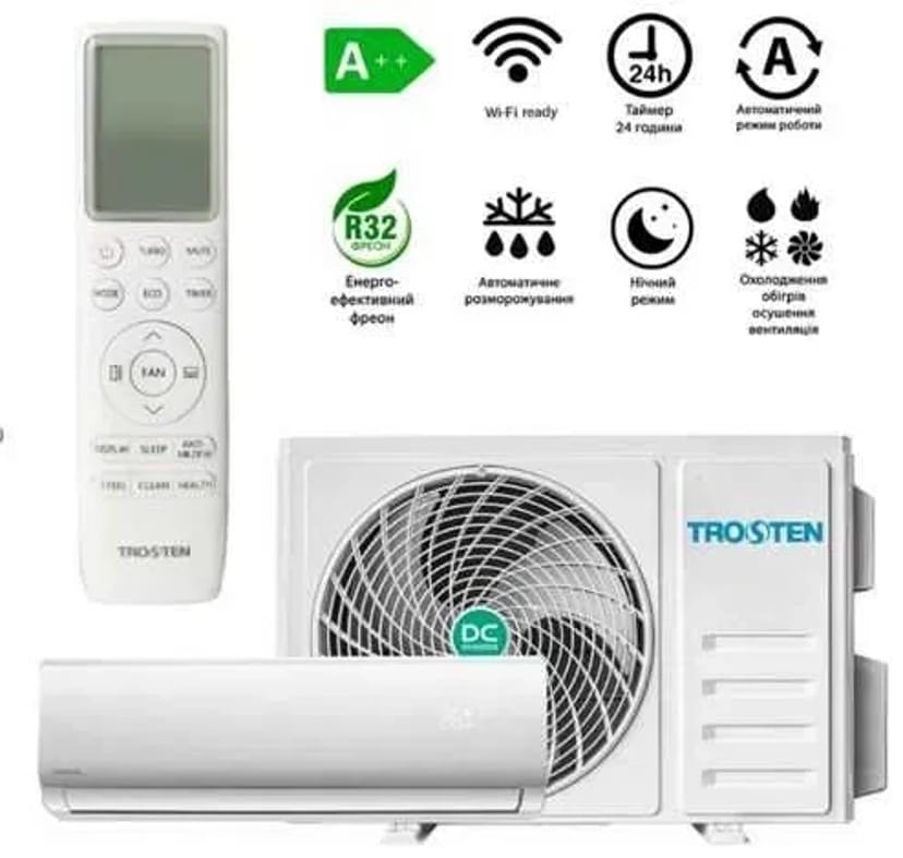 Кондиціонери, теплові насоси. Монтаж, доставка, офіційна гарантія.