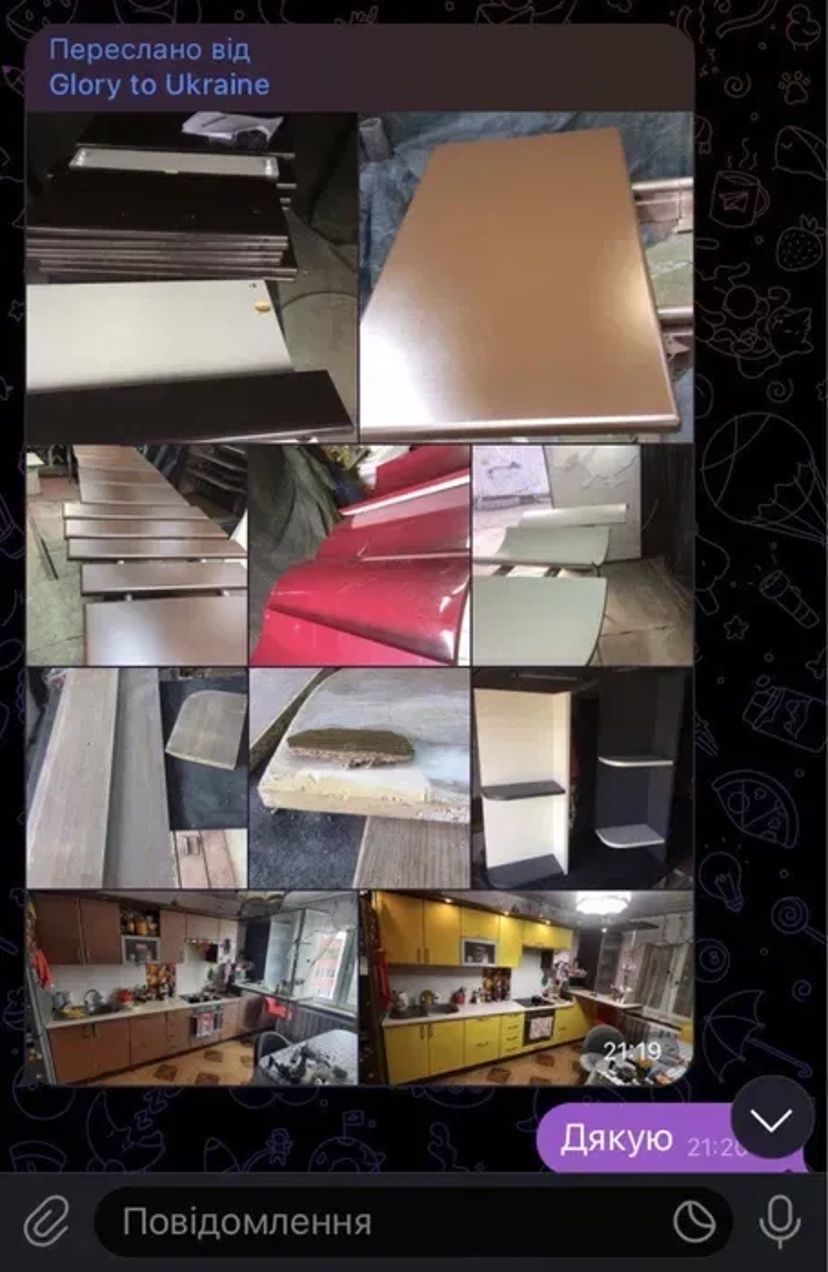 Фарбування МДФ фасадів, реставрація плівочних кухонь