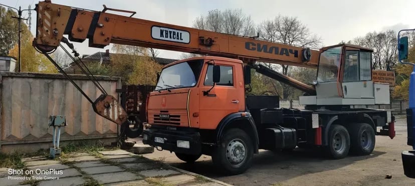 Послуги автокрану 25 т