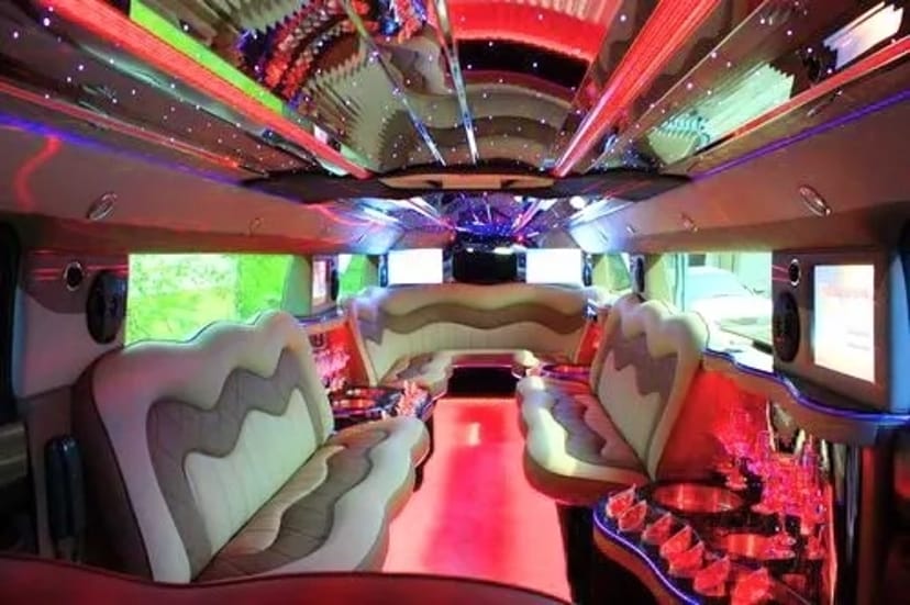 022 Лімузин на день народження Hummer H2 white 