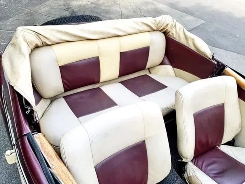 197 Ретро кабріолет на весілля зйомки Fiat Topolino