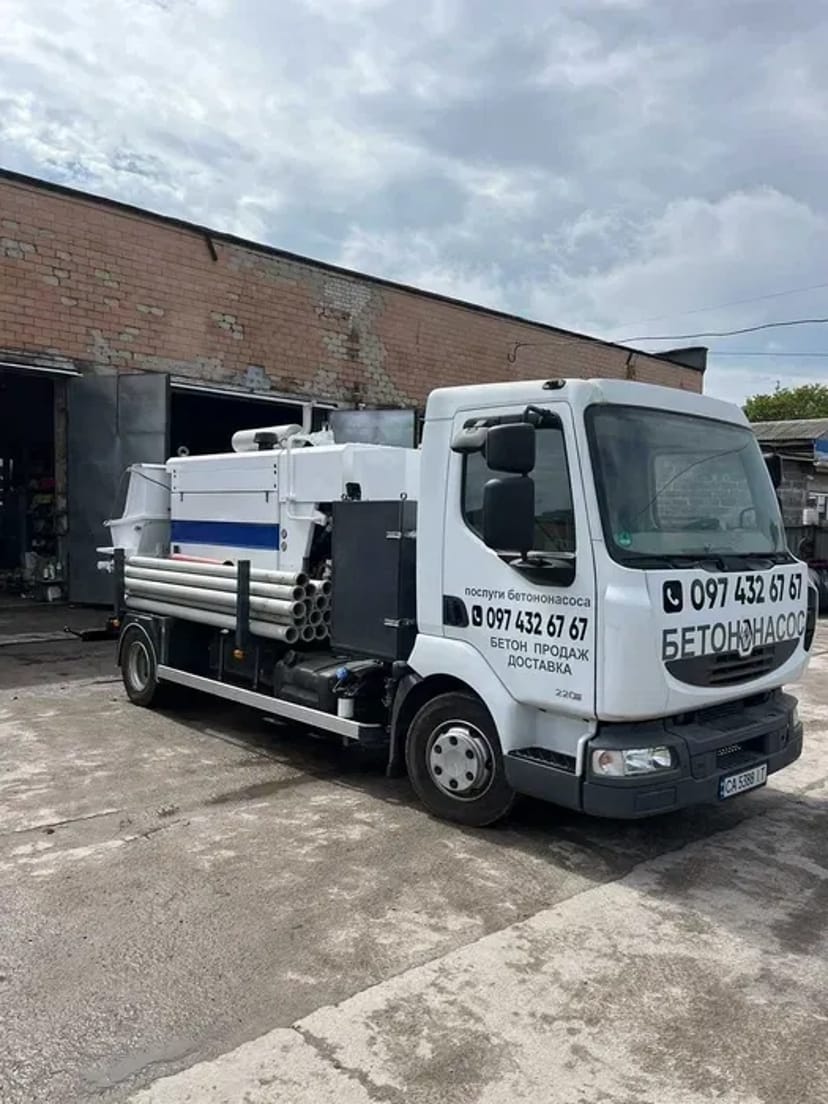 Бетононасос стаціонарний,бетон,доставка бетона