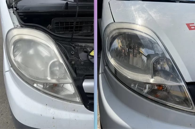 Полірування фар, оптики швидко та якісно