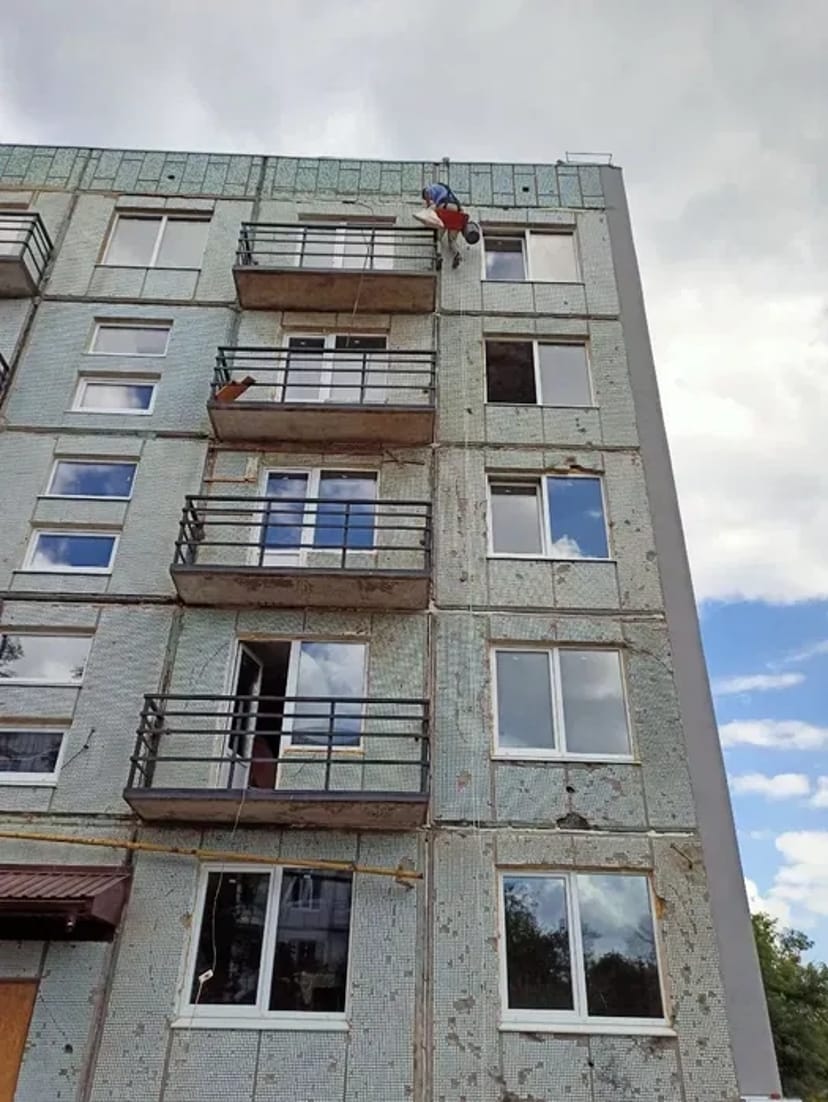 Утеплення фасадів ремонт реставрація панельних швів пром альпіністи
