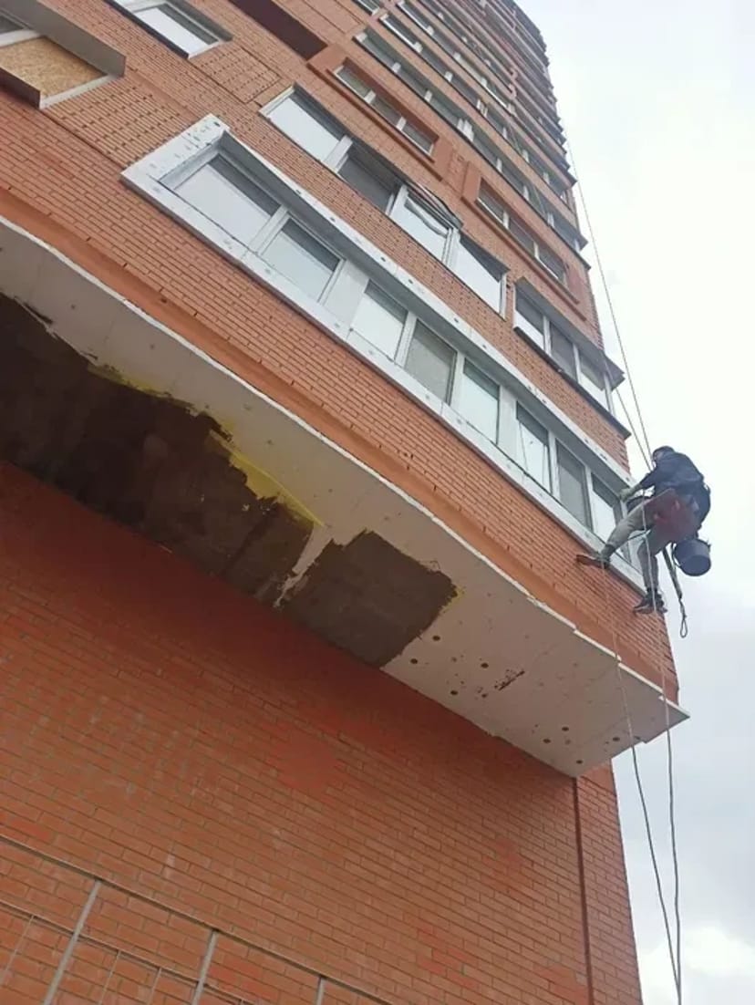 Утеплення фасадів ремонт реставрація панельних швів пром альпіністи