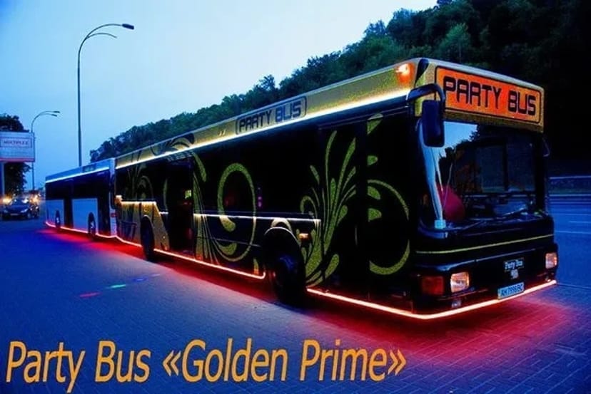064 Замовити Party Bus Golden Prime на дівич-вечір
