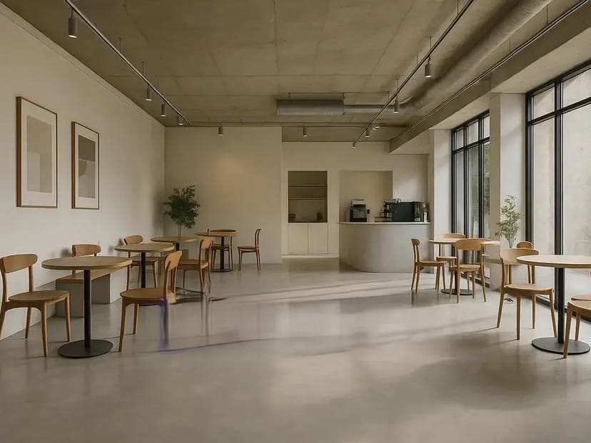 Улаштування підлог з мікроцементу | Декоративне бетонне покриття