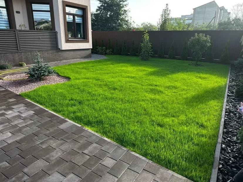 ДОВГОВІЧНИЙ ГАЗОН! Укладка рулонного газону та сіяний під КЛЮЧ!