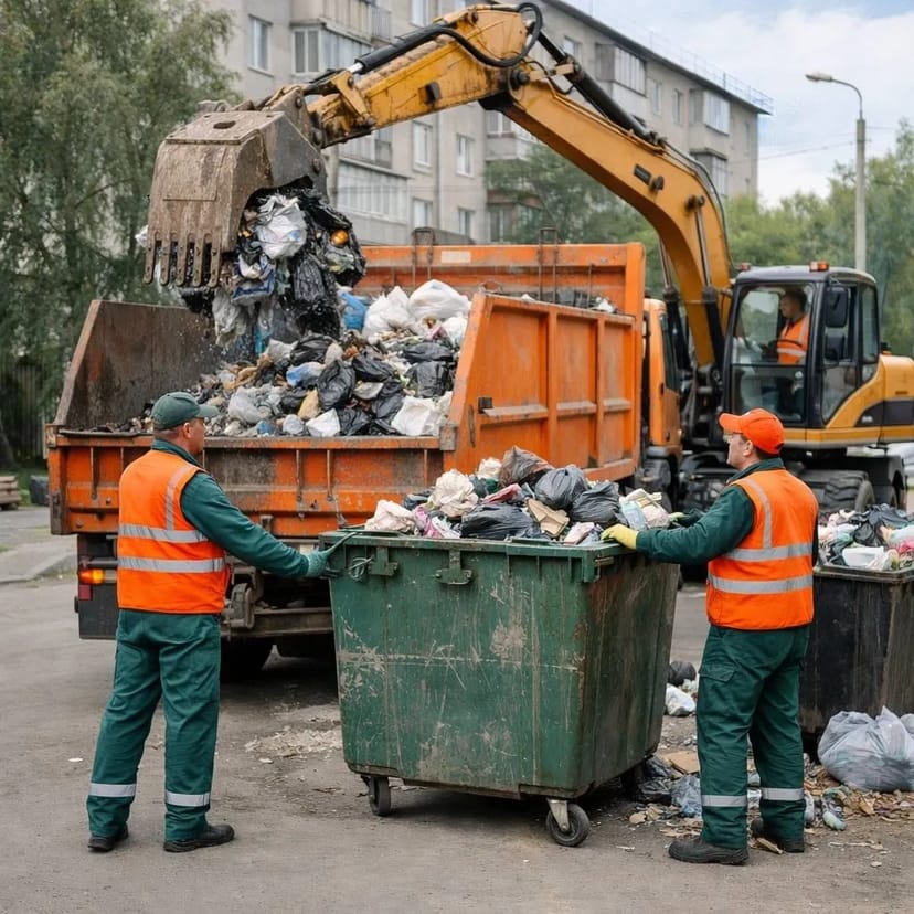 Оперативний вивіз сміття з вантажниками