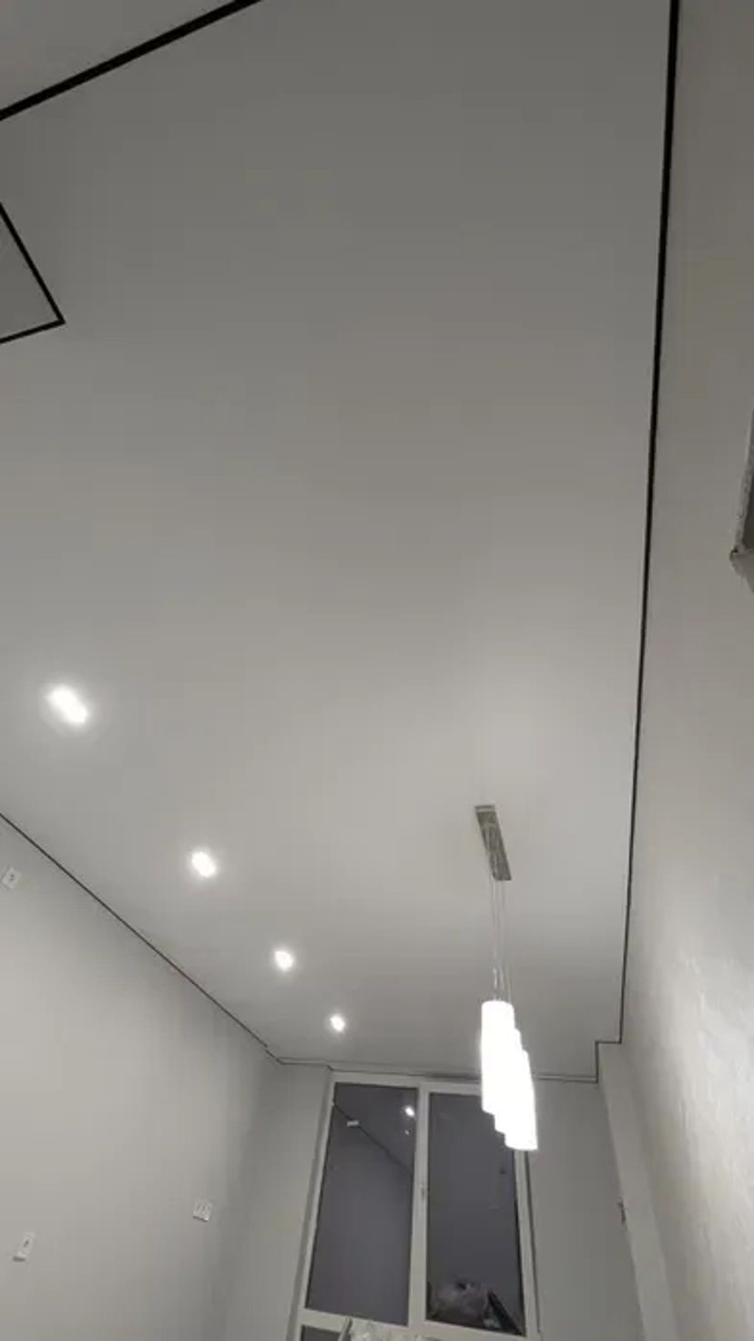 Натяжний потолок, стеля. Встановлення освітлення. Дрібний ремонт.