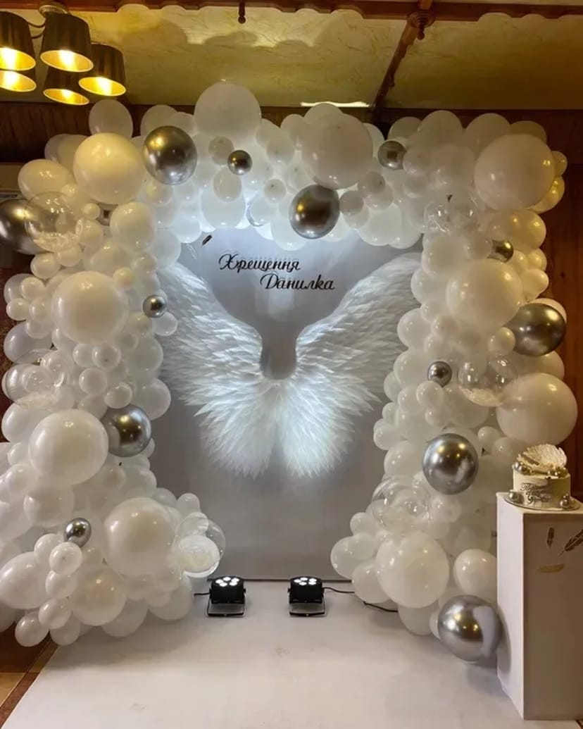 Фотозона хрестини, ювілей, весілля, день народження