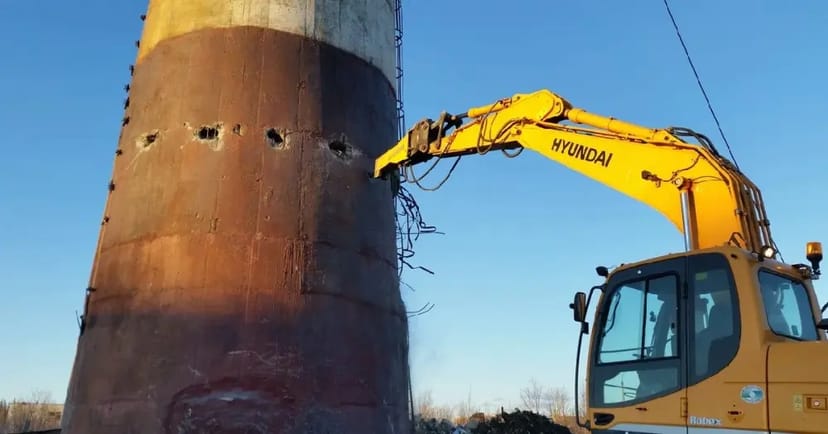 Демонтаж димових труб