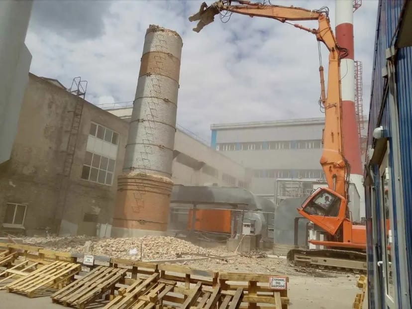 Демонтаж димових труб