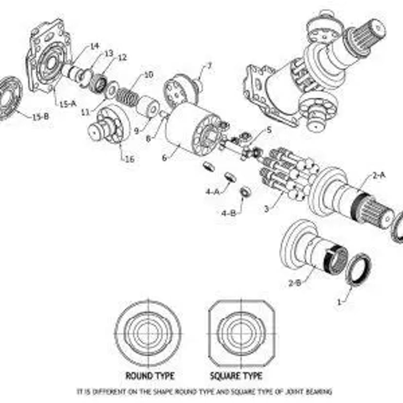 Ремонт гідронасоса HITACHI HPV125B HMT125AC