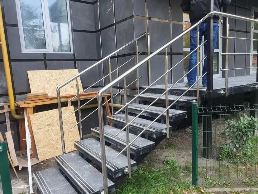 Вхідні групи, Сходи зовнішні, Козирки, Перила, Пандуси