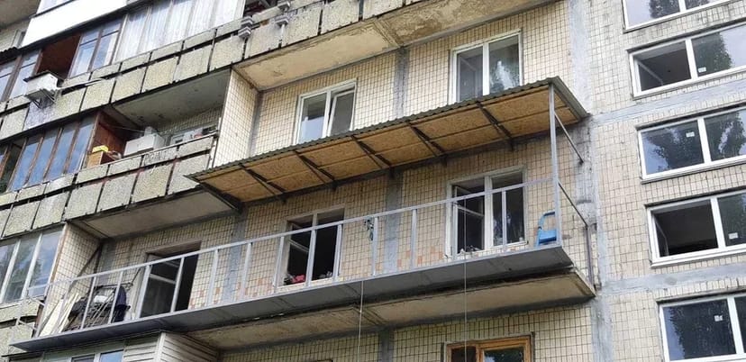 зварювання балкона розширення балкону винос балкон під ключ