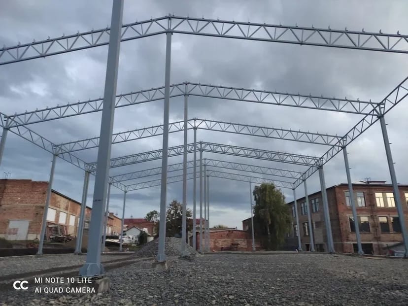 Ангари, навіси, склади, металоконструкції ( від 2 450 м2.)