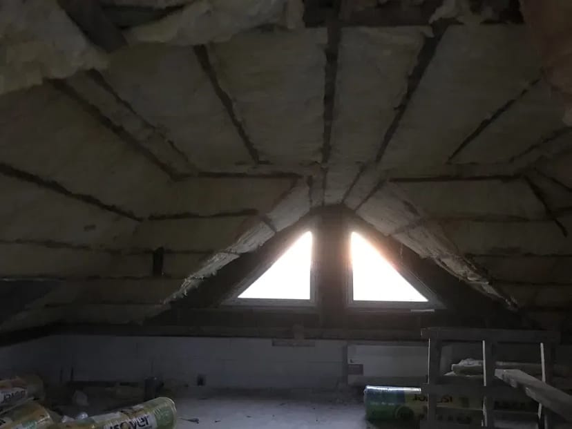 Утеплення даху мансард перекриття мінеральною ватою монтаж осб