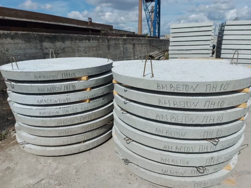 Плита днища ПН 10, ПН 15, ПН 20, Днище колодязя/ Доставка по Україні