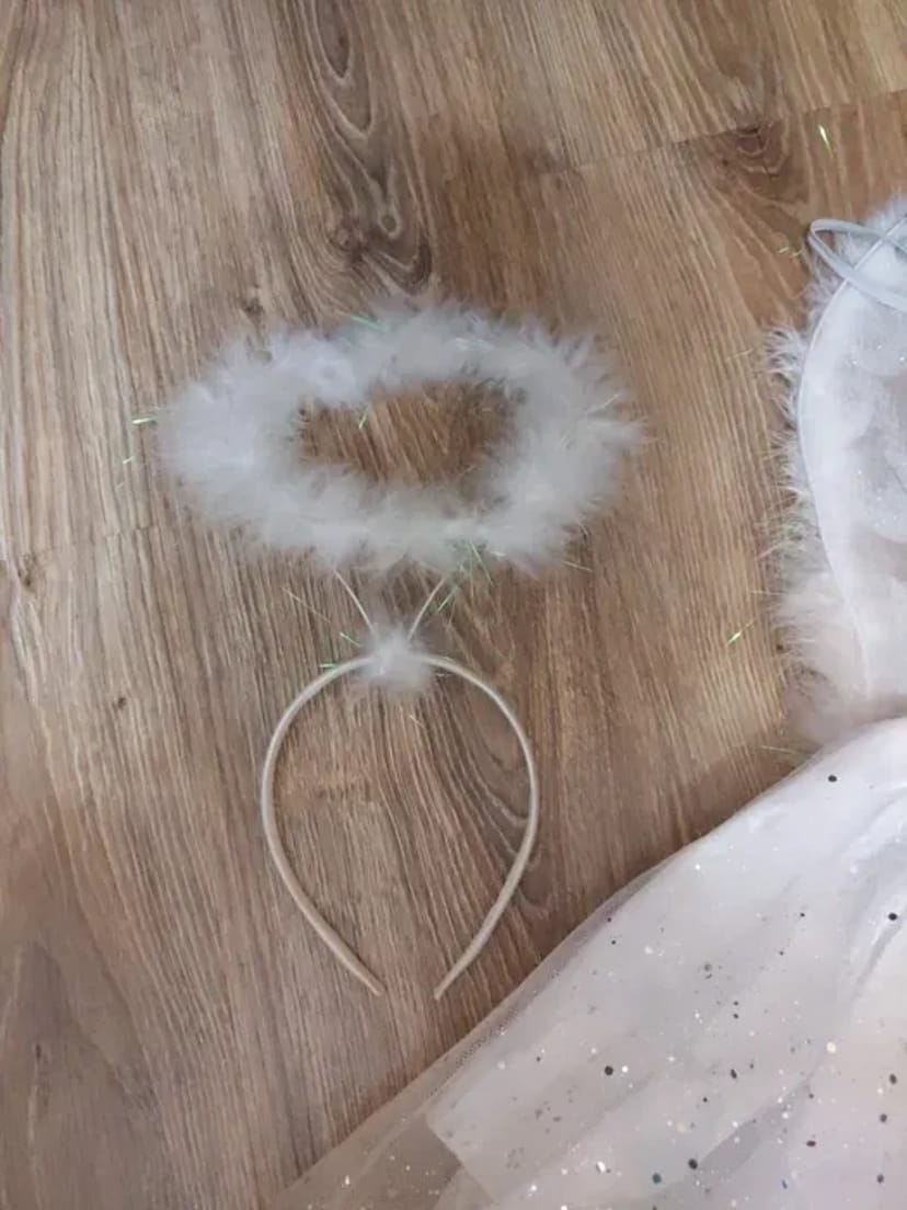 Костюм ангела, крила, німб