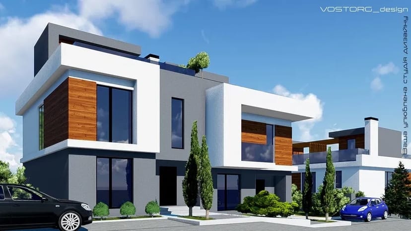 Фундаментні роботи, кладка стін, покрівельні роботи.