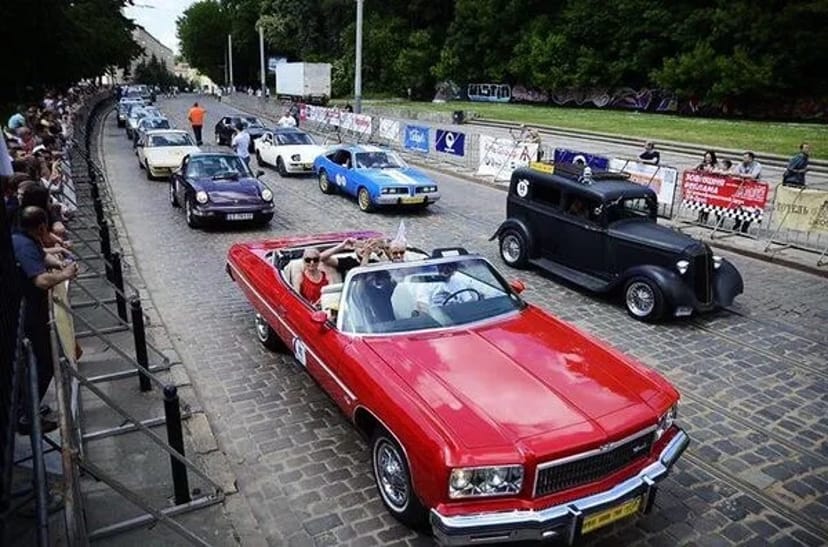 386 Ретро кабріолет Chevrolet Impala на зйомки фотосесію