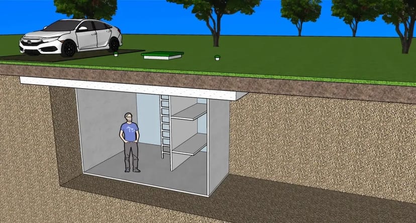 Виробництво, Погріб-укриття модульний водонепроникний