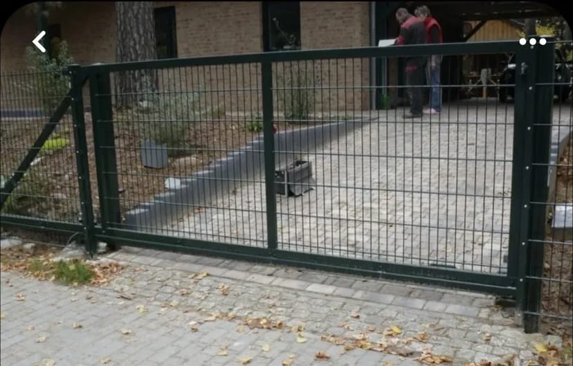 Забор сетка секційна 3д, паркан, ворота, калітка, монтаж парканів