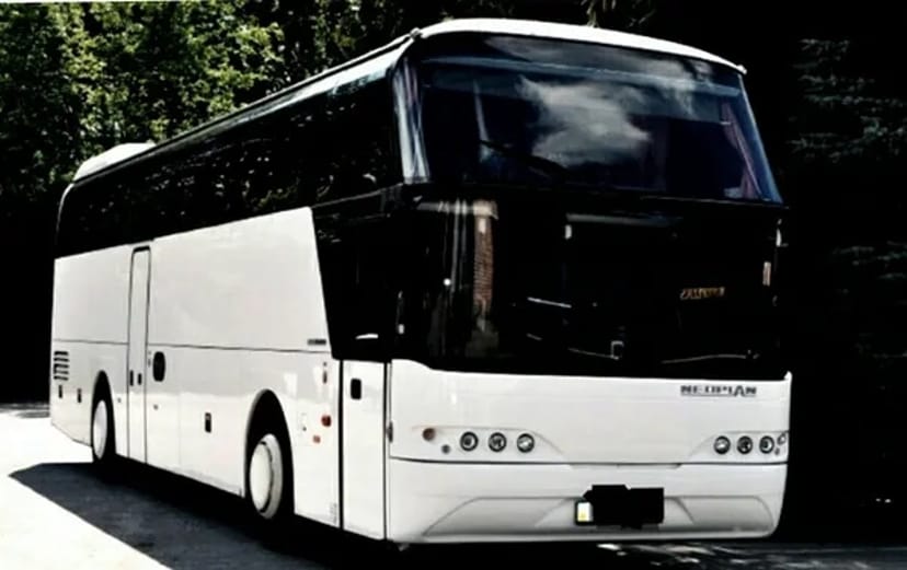 331 Автобус на весілля Neoplan 116 білий
