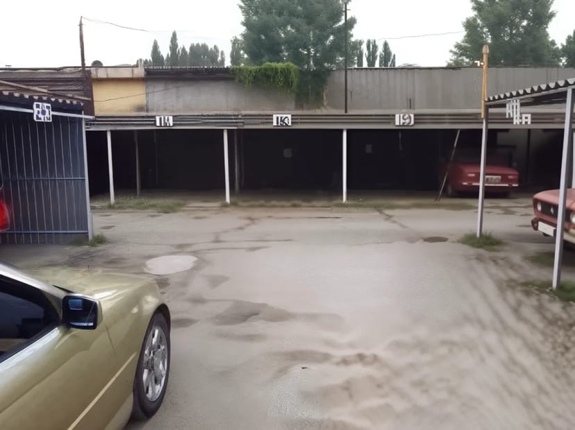 Паркомісце на стоянці: зручний заїзд та виїзд