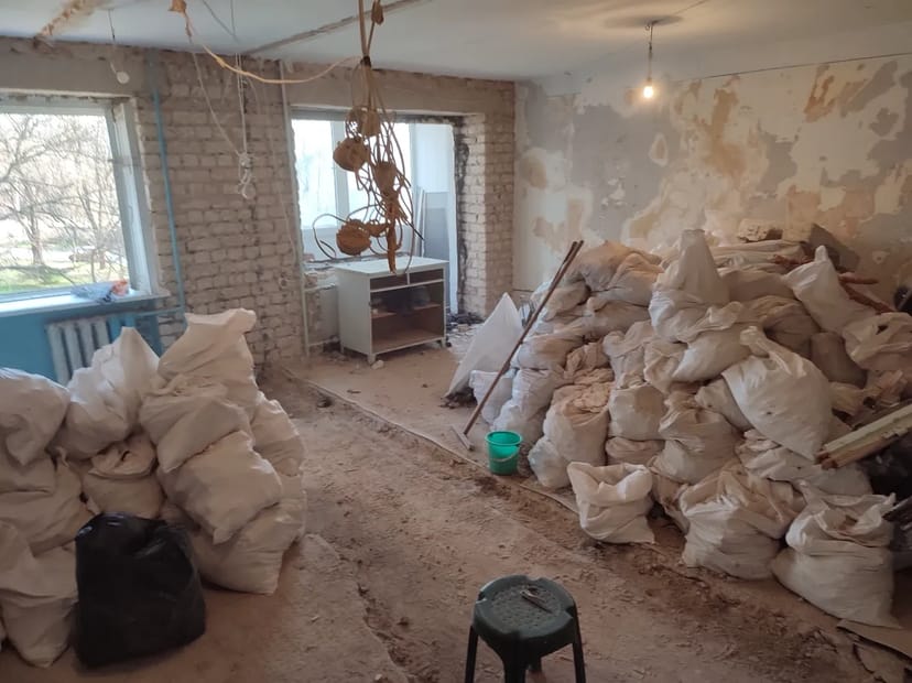 Демонтаж. Резка бетоно-монолитных перекрытий.