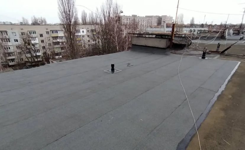 Ремонт покрівлі дахів ОСББ та ЖБК євро-руберойдом