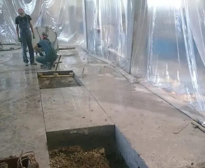 Влаштування каналів в бетонній плиті від 9 000 ₴/кв.м