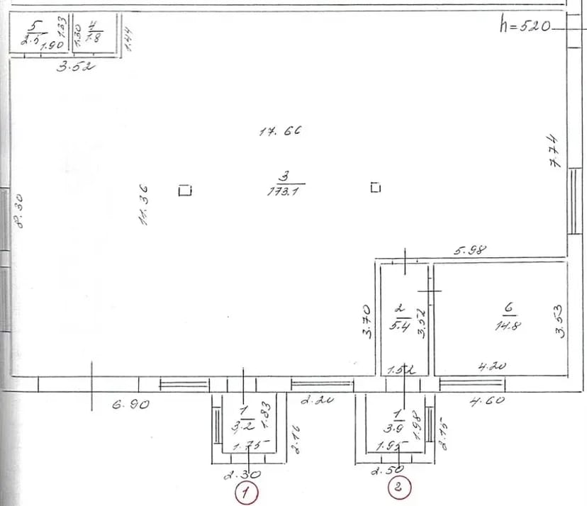 Приміщення виробничо-складського призначення з відкритою рампою