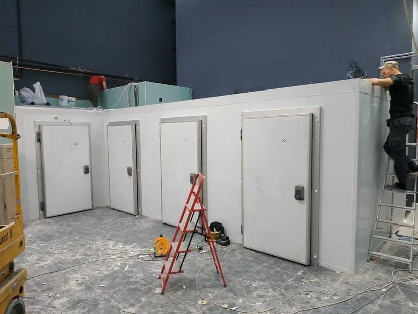 Монтаж холодильних камер під ключ.